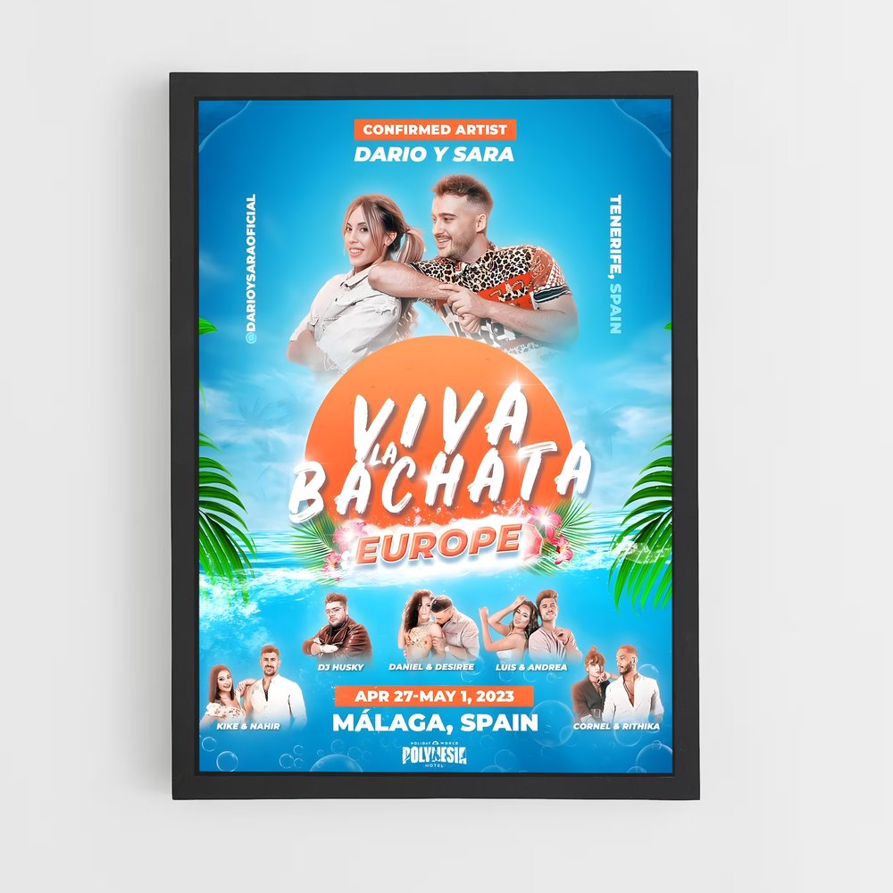 Poster Salsa et Passion – affiche Danse (vue 2)